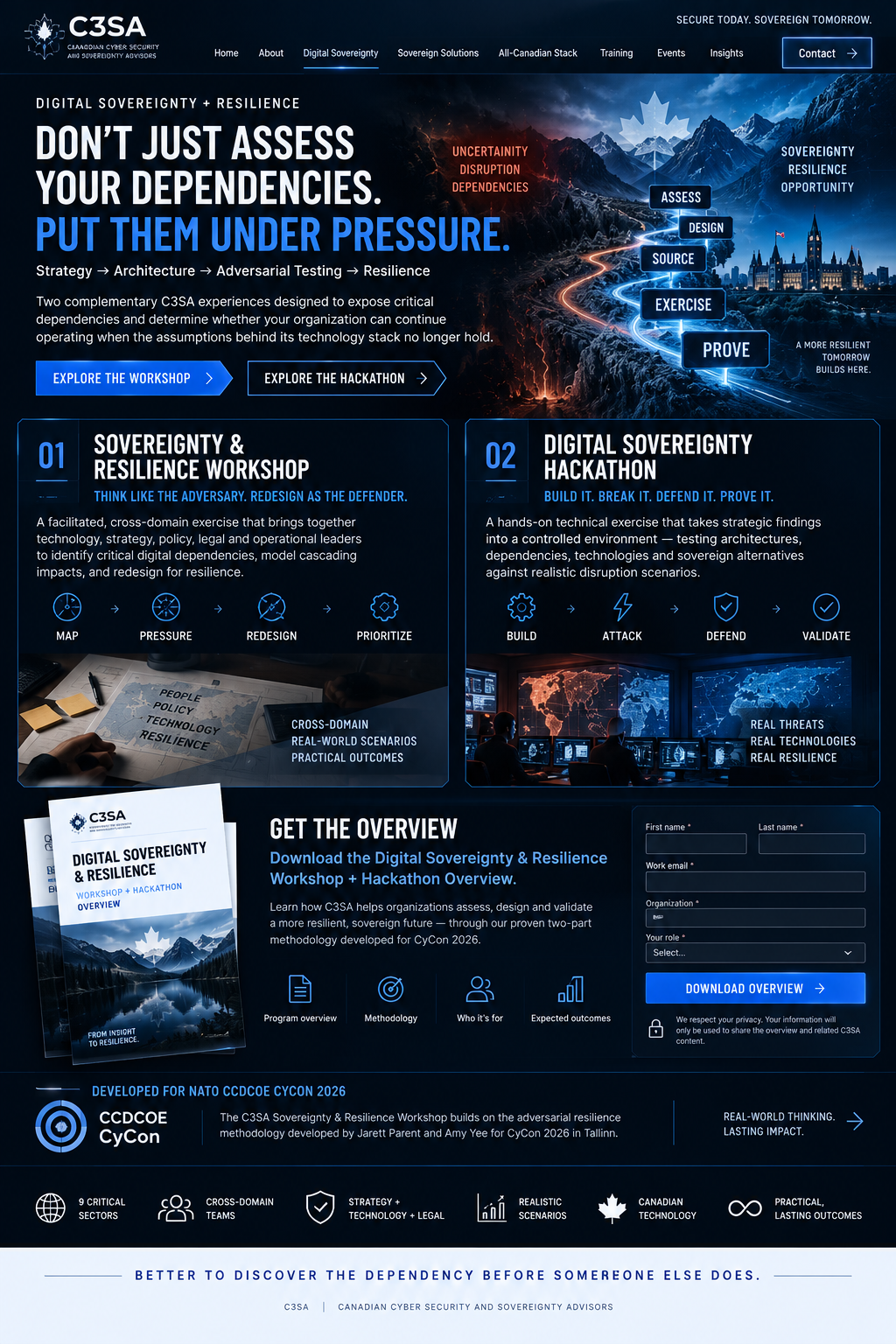 Digital Sovereignty and Resilience Workshop and Hackathon